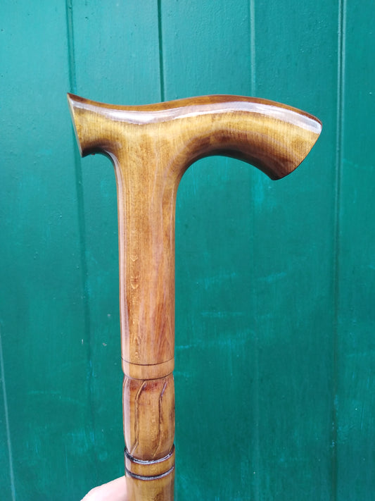 Carved classic wooden cane